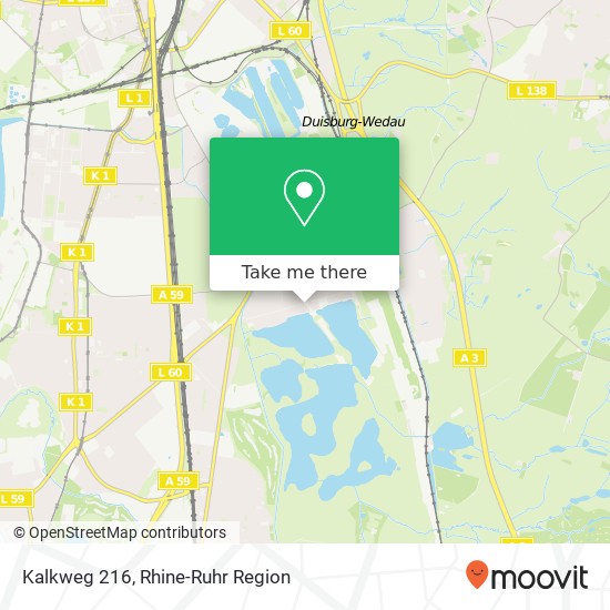 Карта Kalkweg 216