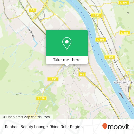 Raphael Beauty Lounge map