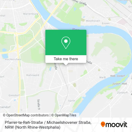 Карта Pfarrer-te-Reh-Straße / Michaelshovener Straße