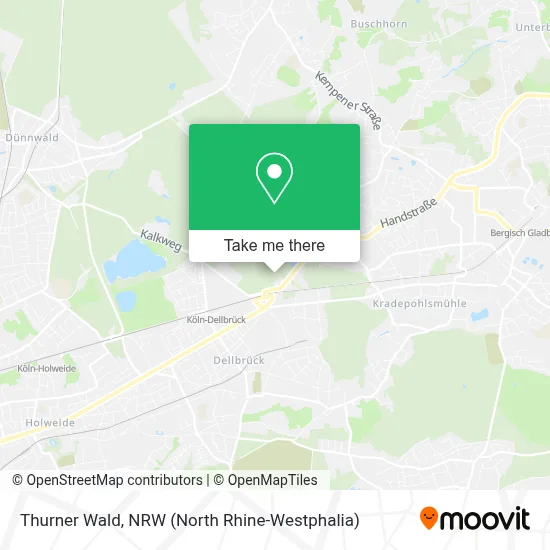 Thurner Wald map