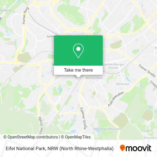 Eifel National Park map