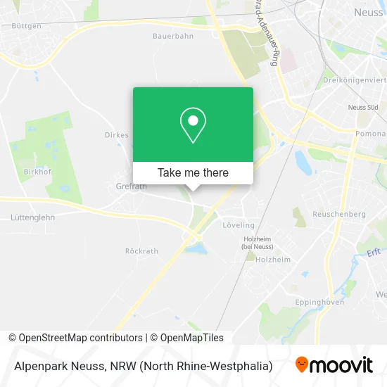 Карта Alpenpark Neuss