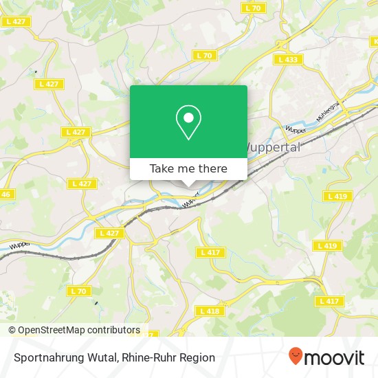 Sportnahrung Wutal map