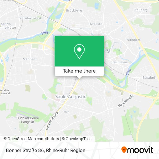 Bonner Straße 86 map