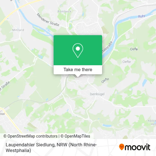 Laupendahler Siedlung map