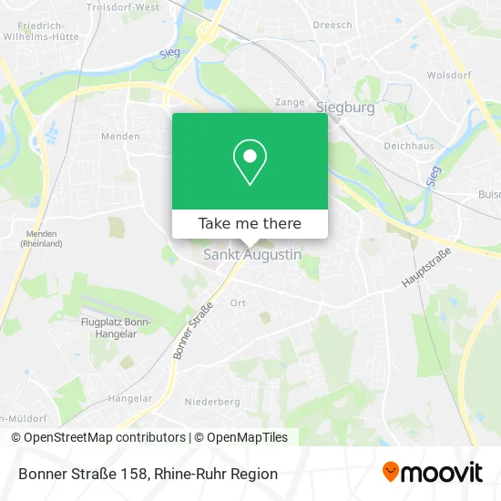 Карта Bonner Straße 158