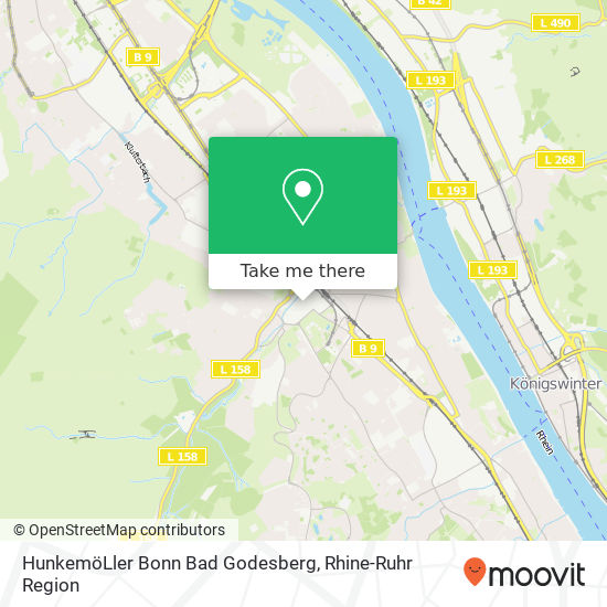 HunkemöLler Bonn Bad Godesberg map