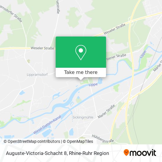 Auguste-Victoria-Schacht 8 map