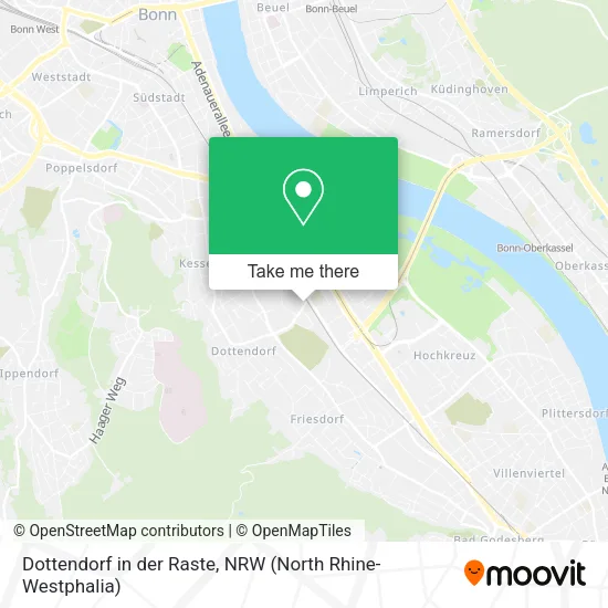 Dottendorf in der Raste map