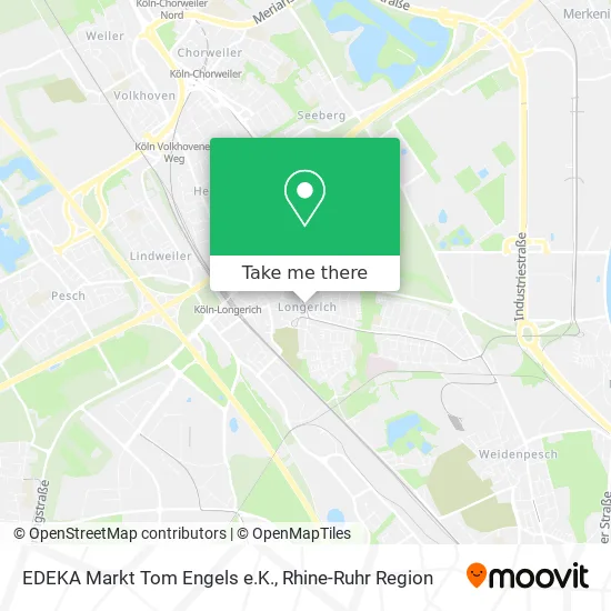 Карта EDEKA Markt Tom Engels e.K.