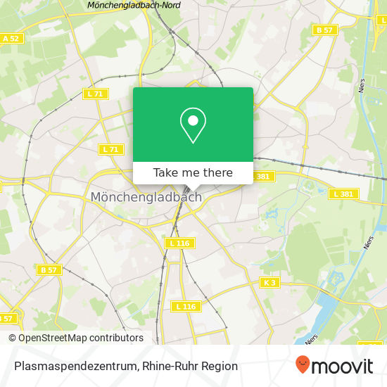 Plasmaspendezentrum map