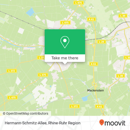 Hermann-Schmitz-Allee map