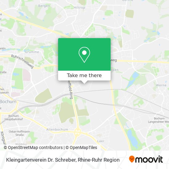 Kleingartenverein Dr. Schreber map