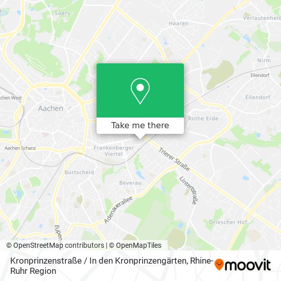 Kronprinzenstraße / In den Kronprinzengärten map