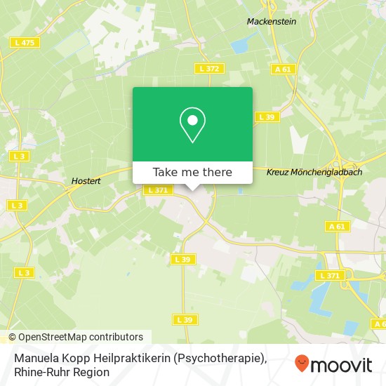 Manuela Kopp Heilpraktikerin (Psychotherapie) map