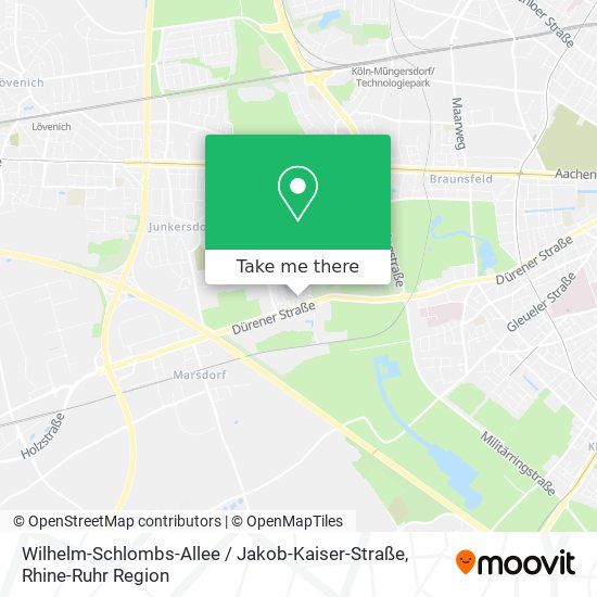 Wilhelm-Schlombs-Allee / Jakob-Kaiser-Straße map