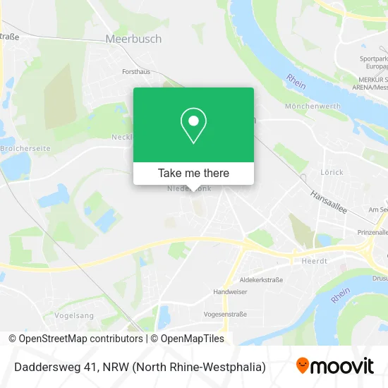 Карта Daddersweg 41