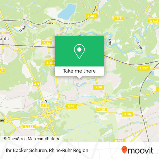 Ihr Bäcker Schüren map