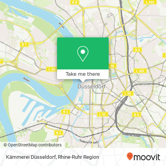 Kämmerei Düsseldorf map