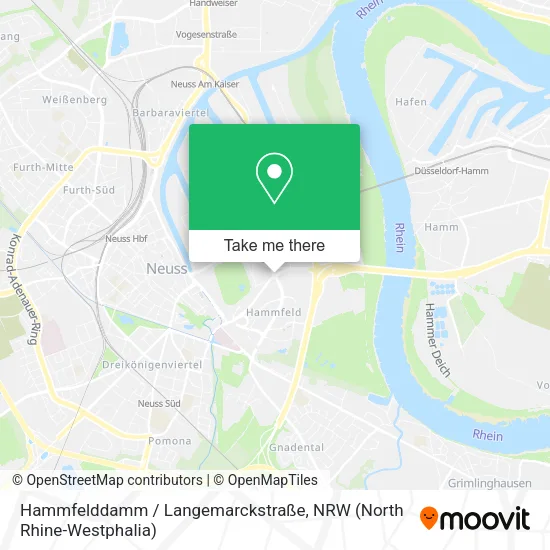 Карта Hammfelddamm / Langemarckstraße