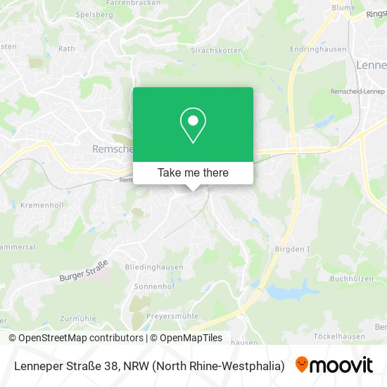 Lenneper Straße 38 map