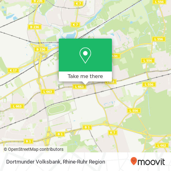 Dortmunder Volksbank map