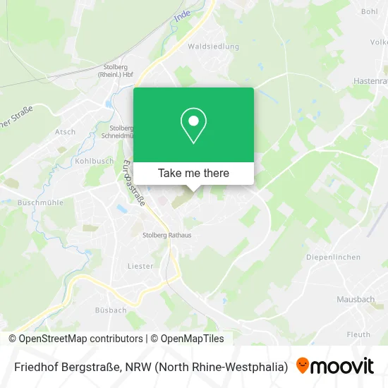 Friedhof Bergstraße map