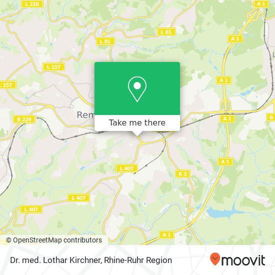 Dr. med. Lothar Kirchner map