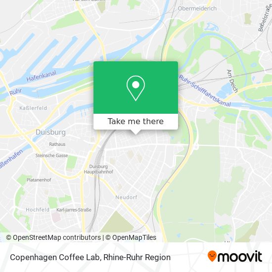 Copenhagen Coffee Lab map