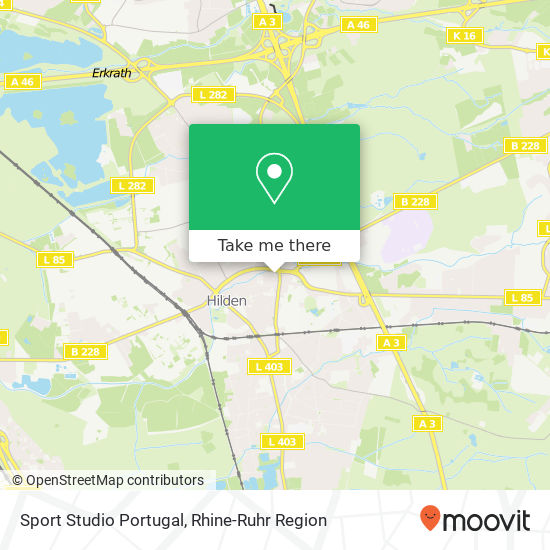 Sport Studio Portugal map