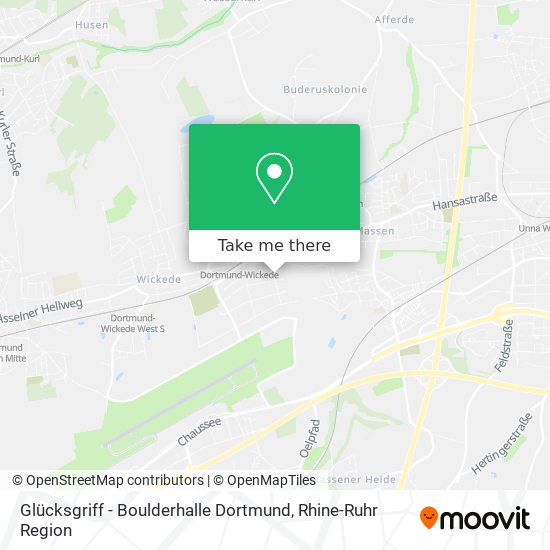 Glücksgriff - Boulderhalle Dortmund map