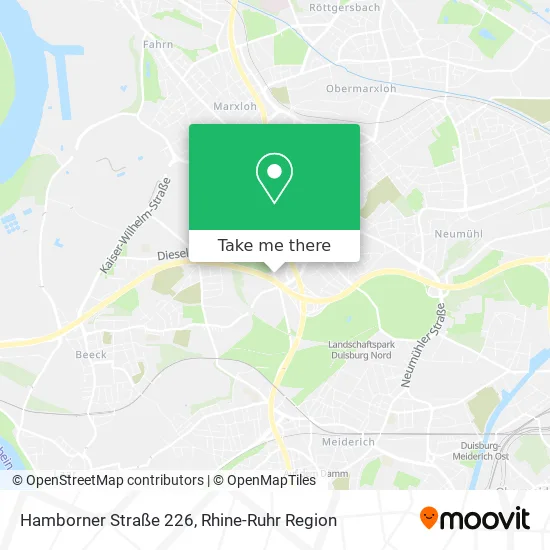 Карта Hamborner Straße 226