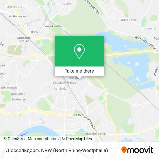Карта Дюссельдорф
