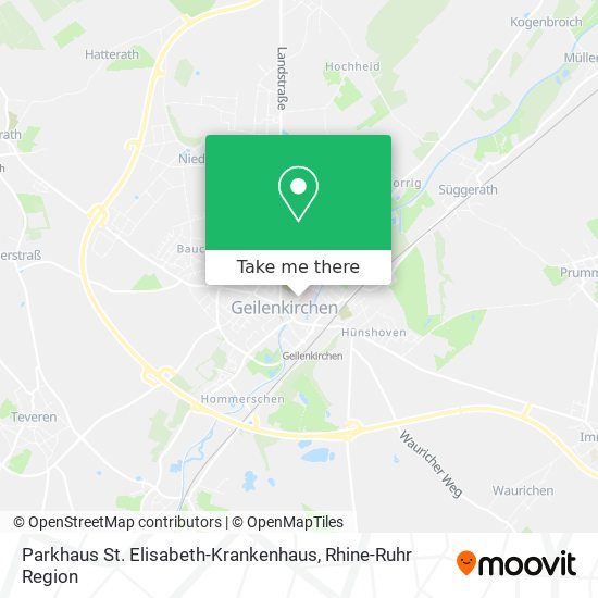 Parkhaus St. Elisabeth-Krankenhaus map