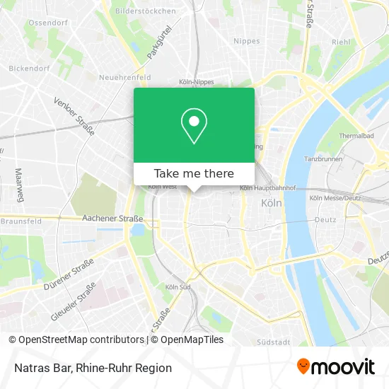 Карта Natras Bar