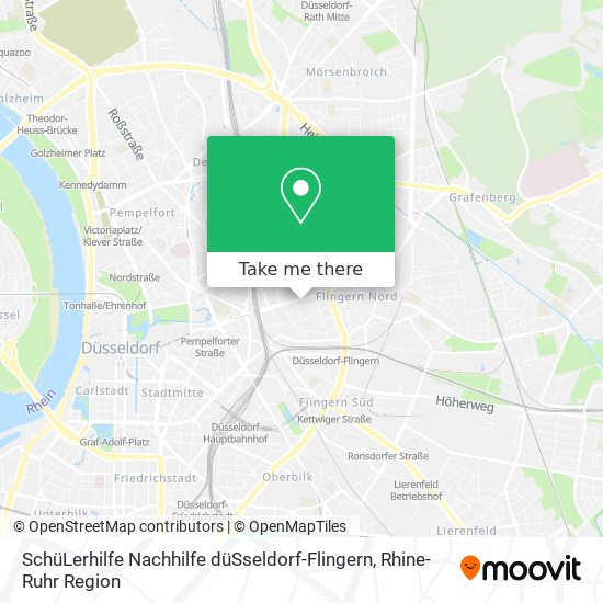 SchüLerhilfe Nachhilfe düSseldorf-Flingern map