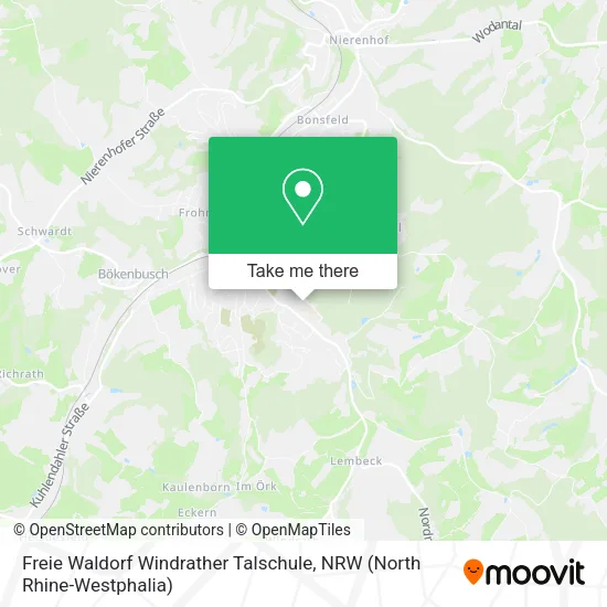 Freie Waldorf Windrather Talschule map
