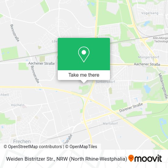 Карта Weiden Bistritzer Str.