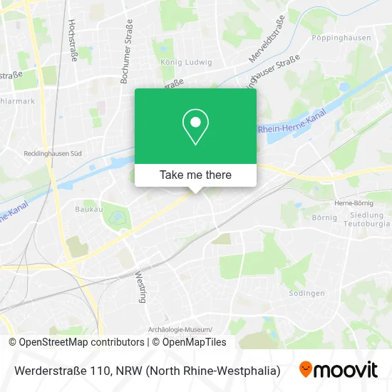 Werderstraße 110 map