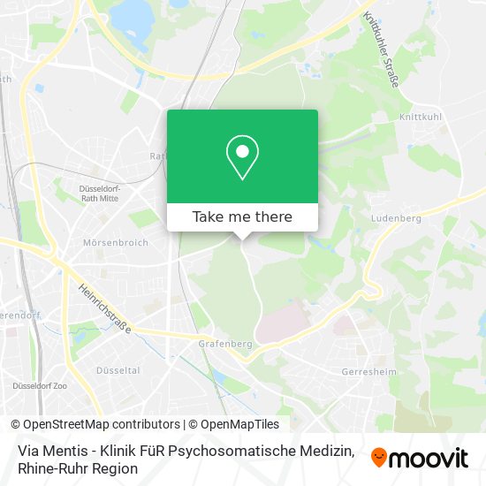 Via Mentis - Klinik FüR Psychosomatische Medizin map