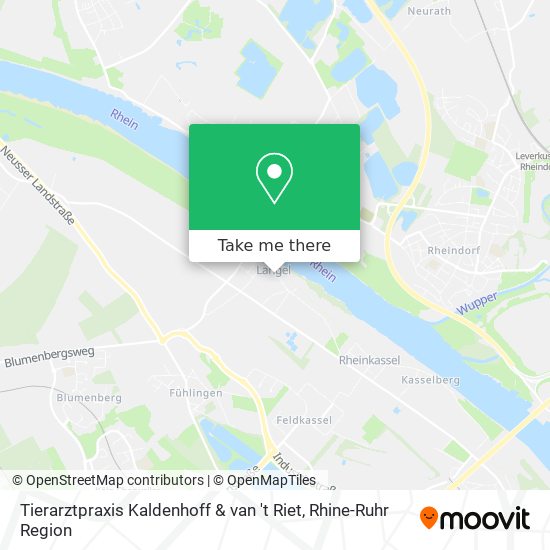 Tierarztpraxis Kaldenhoff & van 't Riet map