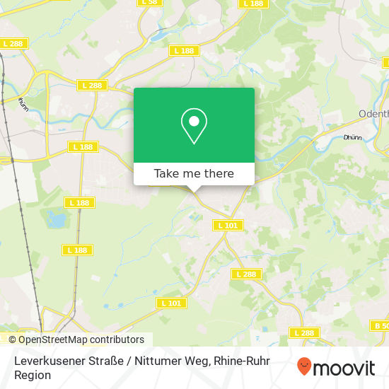 Leverkusener Straße / Nittumer Weg map