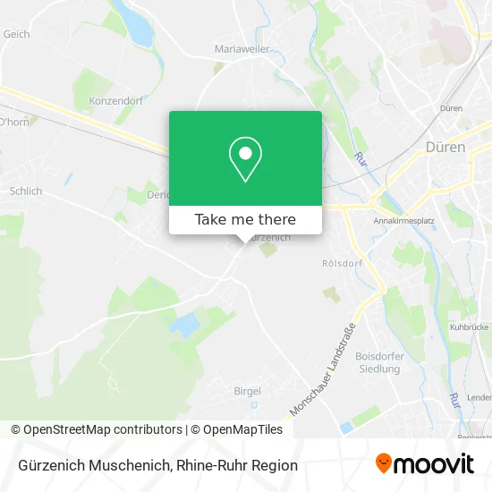 Карта Gürzenich Muschenich