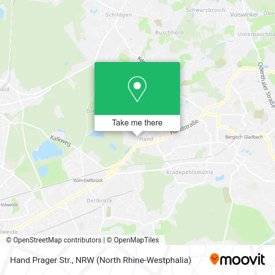 Карта Hand Prager Str.