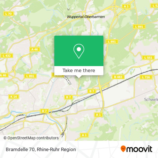 Bramdelle 70 map