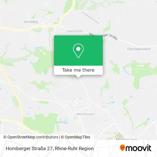 Homberger Straße 27 map