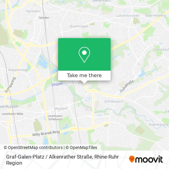 Graf-Galen-Platz / Alkenrather Straße map
