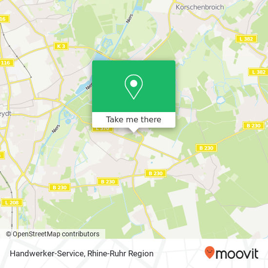 Handwerker-Service map