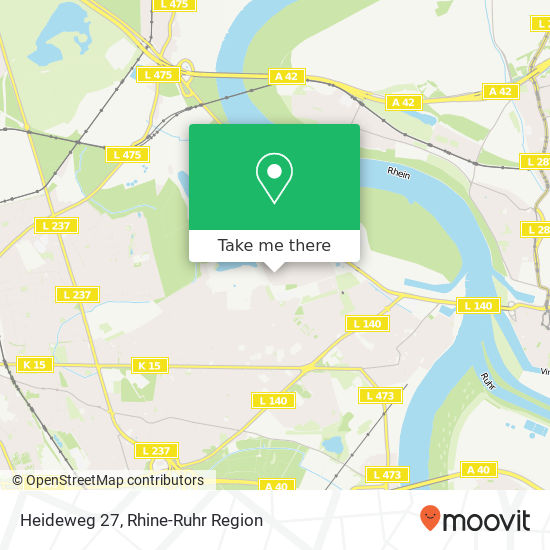 Карта Heideweg 27