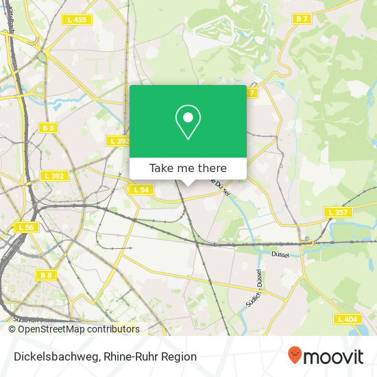 Dickelsbachweg map